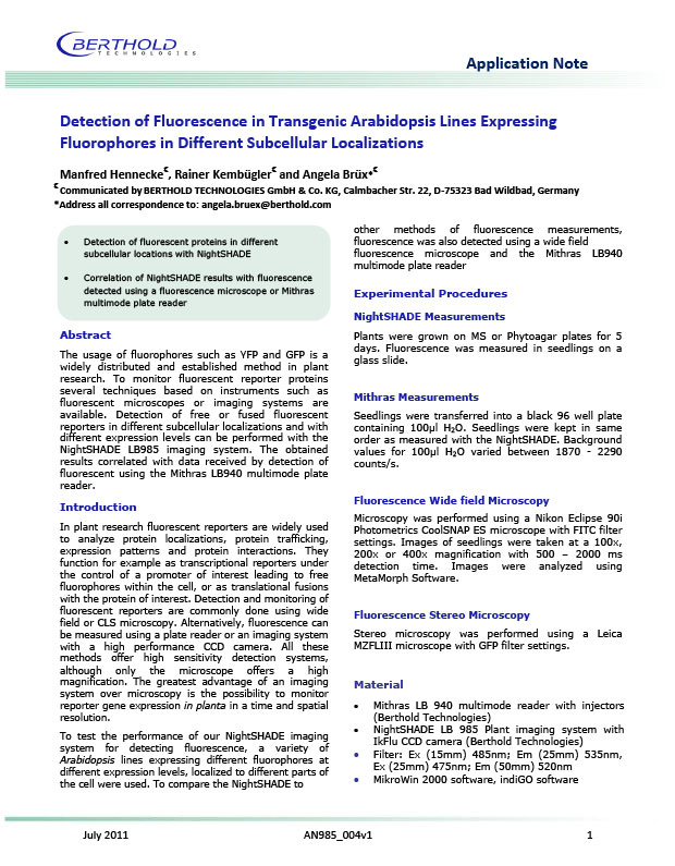 NZDetectionFluorescence