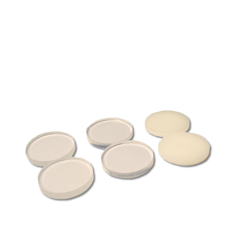 Cell Holder Windows / IR Cell Windows. BaF2, ZnSe, CaF2, KBr, NaCl. Polythylene. Fused Silica.