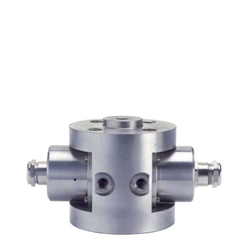 Flange Mounted NIR Liquid Process Flow Cell. Optical fiber for 300 to 600 μm. UV/Vis and NIR operation. Flange-mounted fittings.