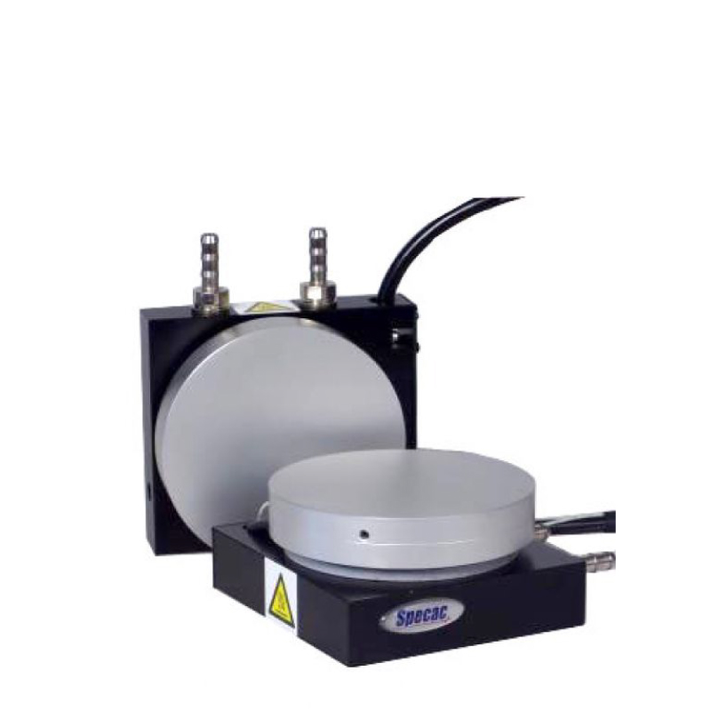 Heated Platens. Electrically Powered. Up to 300ºC temperature. Suitable for film-making. 15T load-bearing.