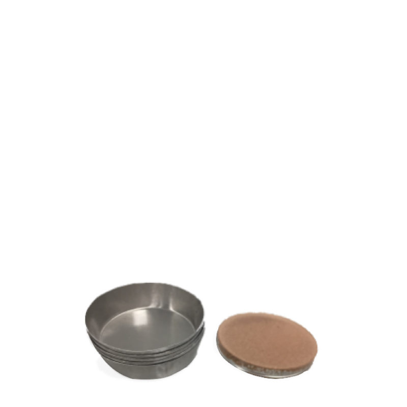 XRF Pellet Cups. 32 mm or 40 mm. Up to 1000 units. Aluminium or plastic.